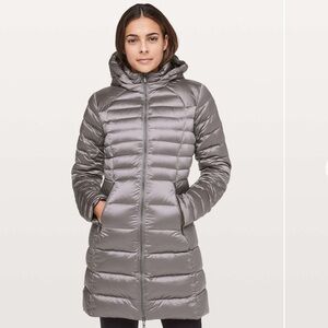 Lululemon Brave The Cold Jacket Dark Chrome size 8